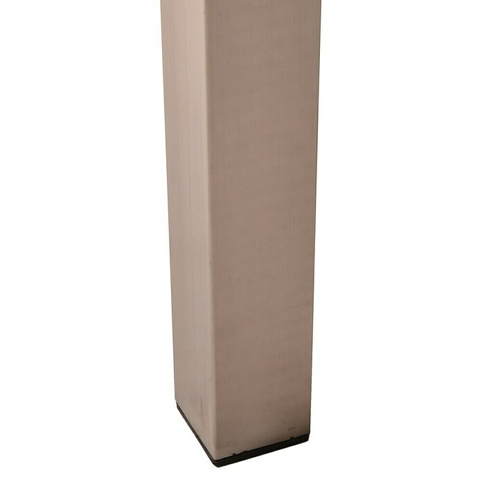 Garden Pleasure Gartenbank Dallas (B x T x H: 180 x 38 x 45 cm, Teak, Edelstahl, Natur/Silber) | BAUHAUS