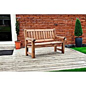 Garden Pleasure Gartenbank Allgäu 2-Sitzer (B x T x H: 124 x 69,5 x 96 cm, Kiefer, Natur) | BAUHAUS