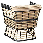 Garden Pleasure Garten-Loungesessel Paros (Beige/Anthrazit, B x T x H: 130 x 83 x 154 cm) | BAUHAUS