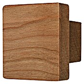 Möbelknopf (50 x 50 x 21 mm, Kirschbaumholz, Naturbelassen)