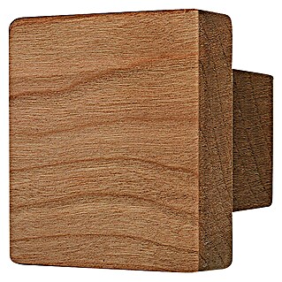 Möbelknopf (Typ Möbelgriff: Knopf, Ø x H: 21 x 21 mm, Holz, Lackiert, Kirschbaumholz)
