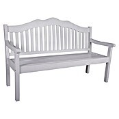 Garden Pleasure Gartenbank Austin (B x T x H: 160 x 64 x 103 cm, Eukalyptus, Weiß) | BAUHAUS