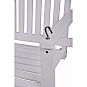 Garden Pleasure Hängebank Augusta (B x T x H: 130 x 63 x 57 cm, Eukalyptus, Weiß) | BAUHAUS