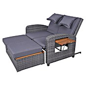 Garden Pleasure Loungesofa Bari (Stahl, Akazie, Polyester, Braun/Anthrazit) | BAUHAUS