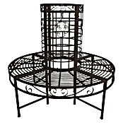 Garden Pleasure Baumbank Larissa 360° (Ø x H: 121 x 112 cm, Stahl, Schwarz) | BAUHAUS