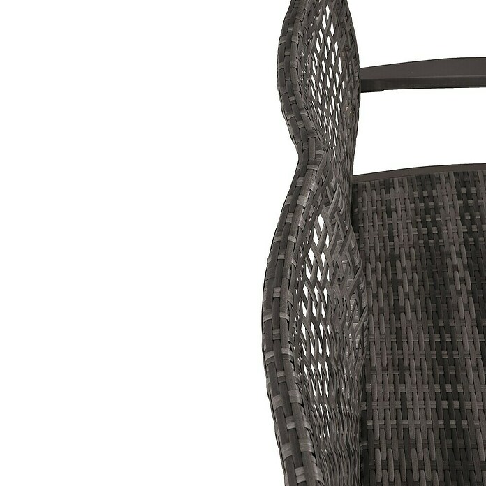 Garden Pleasure Hängebank Cuneo (B x T x H: 131 x 64 x 53 cm, Polyrattan, Akazie, Grau) | BAUHAUS