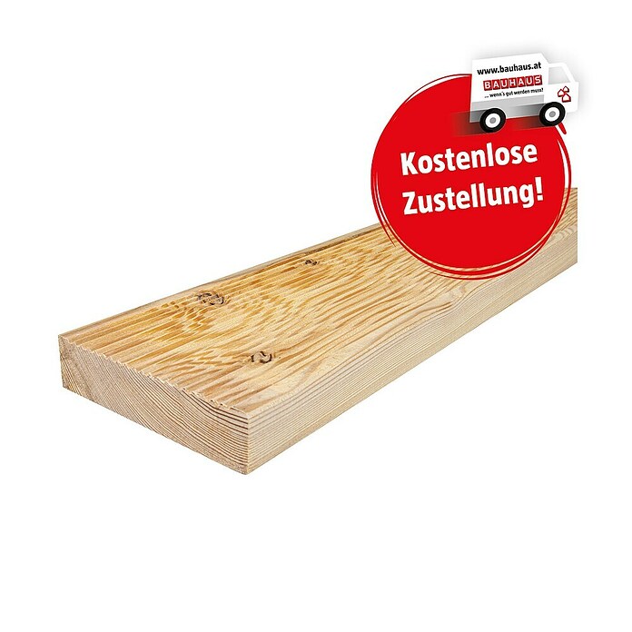 Terrassendiele Lärche (L x B x S: 200 x 14 x 2,7 cm, Lärche) | BAUHAUS