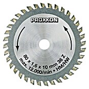 Proxxon Kreissägeblatt No 28732 (80 mm, Anzahl Zähne: 36, Hartmetall)