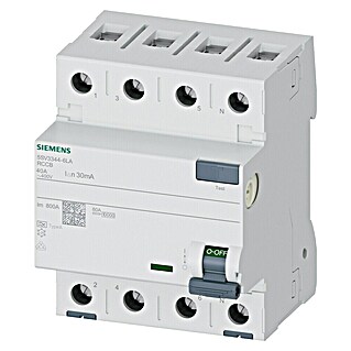 Siemens FI-Schalter (40 A, 30 mA, Polanzahl: 4)