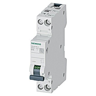 Siemens Leitungsschutzschalter 5SL6016-6 (Auslösecharakteristik: B, 16 A, Polanzahl: 1, Mit Nullleiter)
