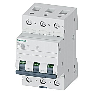 Siemens Leitungsschutzschalter (Polanzahl: 3, Auslösecharakteristik: C, 32 A)