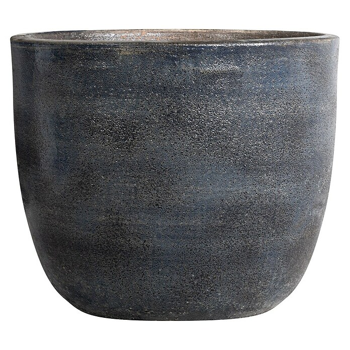 Okrugla posuda za biljke Sicily XL  (Vanjska dimenzija (ø x V): 57 x 48 cm, Keramika, Plavo-siva) | BAUHAUS
