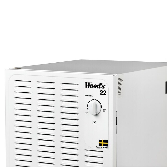 Woods Deshumidificador SW22FW (190 W, Potencia de deshumidificación: 13,5 l/día) | BAUHAUS