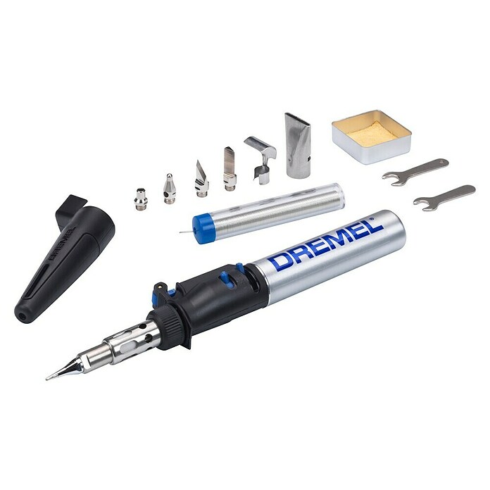 Dremel Soldador a gas 2000-7 (1200 °C (aire libre) 680 °C (aire caliente) 550 °C (puntas)) | BAUHAUS