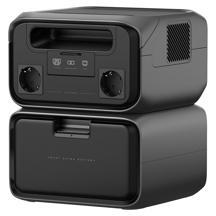 EcoFlow Estación de energía portátil solar River 3 Max Plus (858 Wh, Negro) | BAUHAUS