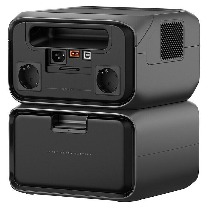 EcoFlow Estación de energía portátil solar River 3 Max Plus (858 Wh, Negro) | BAUHAUS