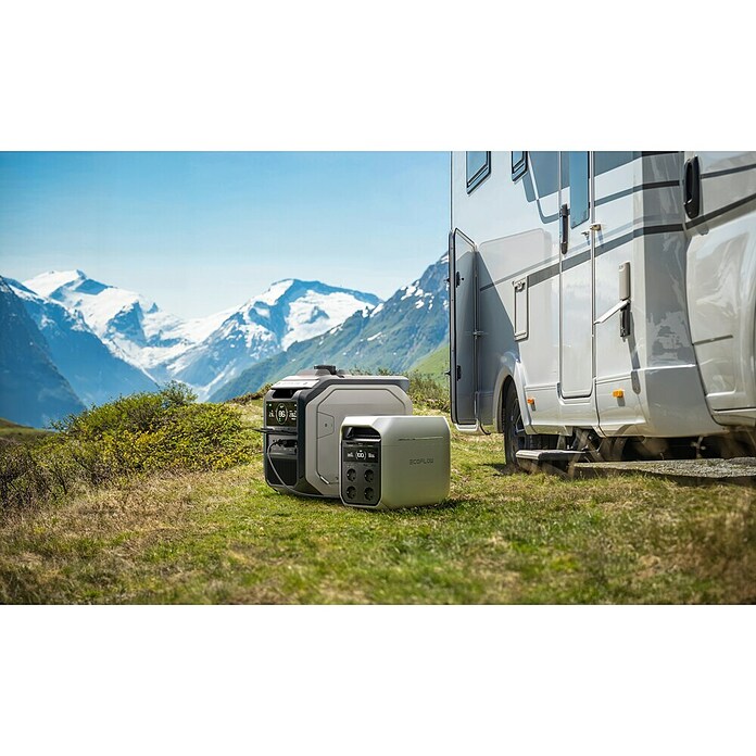 EcoFlow Prijenosna energetska stanica Delta 3 Plus  (1.024 Wh, Siva) | BAUHAUS