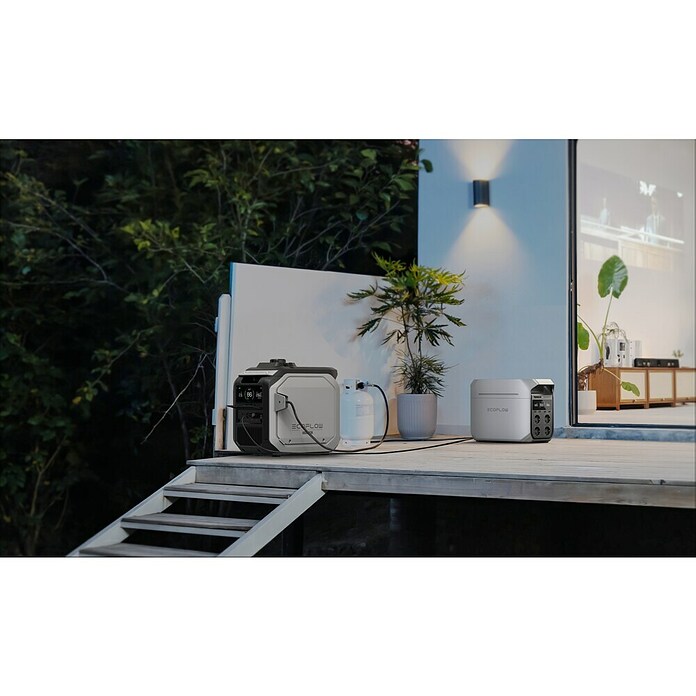 EcoFlow Prijenosna energetska stanica Delta 3 Plus  (1.024 Wh, Siva) | BAUHAUS