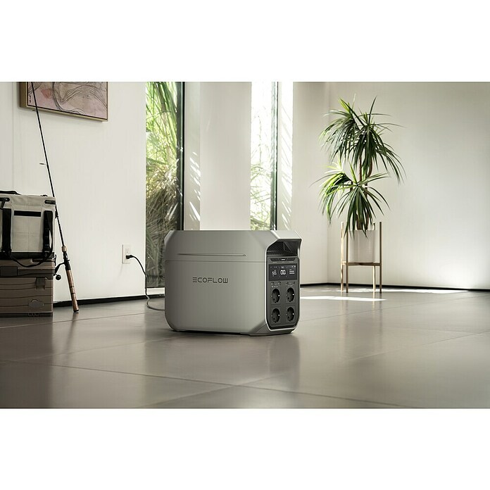 EcoFlow Prijenosna energetska stanica Delta 3 Plus  (1.024 Wh, Siva) | BAUHAUS