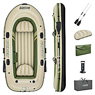 Bestway Hydro Force Gumeni čamac na napuhavanje Voyager X3 (Prikladno za: 3 osobe, Nosivost: 360 kg, D x Š x V: 294 x 137 x 39 cm)