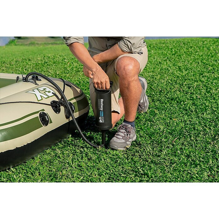 Bestway Hydro Force Napihljiv čoln Voyager X3  (Primerno za: 3 osebe, Nosilnost: 360 kg, Do x Š x V: 294 x 137 x 39 cm) | 1413 - Badeboote, SUPs,Fun Tubes,Wasserski | ABIM - Boote | ABI - Nautic | AB - Nautic | A - Eisenwaren | BAUHAUS