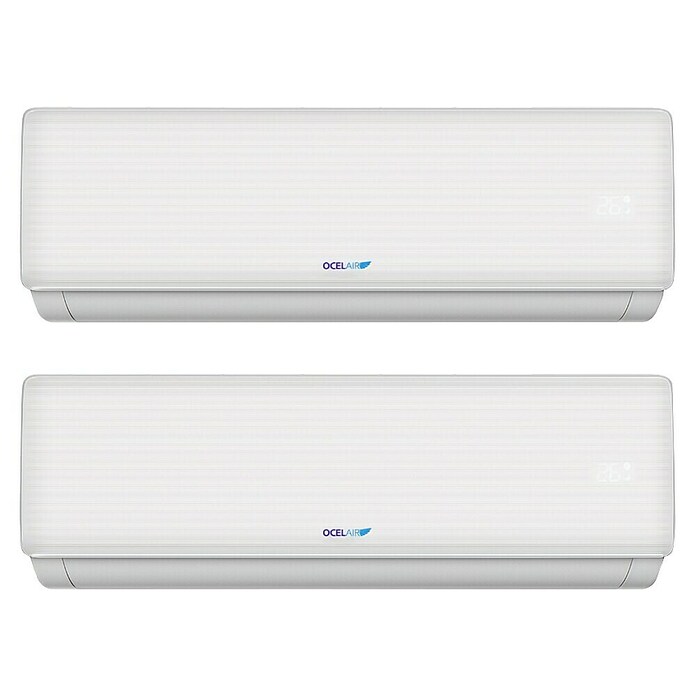 Ocelair Aire acondicionado Inverter 2x1 (Potencia frigorífica: 3.500 W, Rendimiento calorífico: 3.500 W, 22 m²) | BAUHAUS
