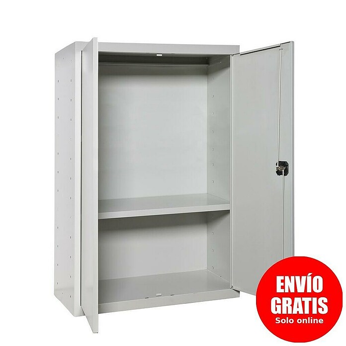 Regalux Armario multiusos metálico (L x An x Al: 40 x 80 x 90 cm, Gris) | BAUHAUS