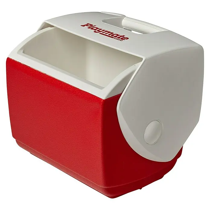 Igloo Kühlbox - 6 l, L x B x H: 29,8 x 20,9 x 30,5 cm, Rot/Weiß - Rote und weiße Igloo Playmate Kühlbox mit einzigartigem Zeltdeckel und Schwenkgriff.