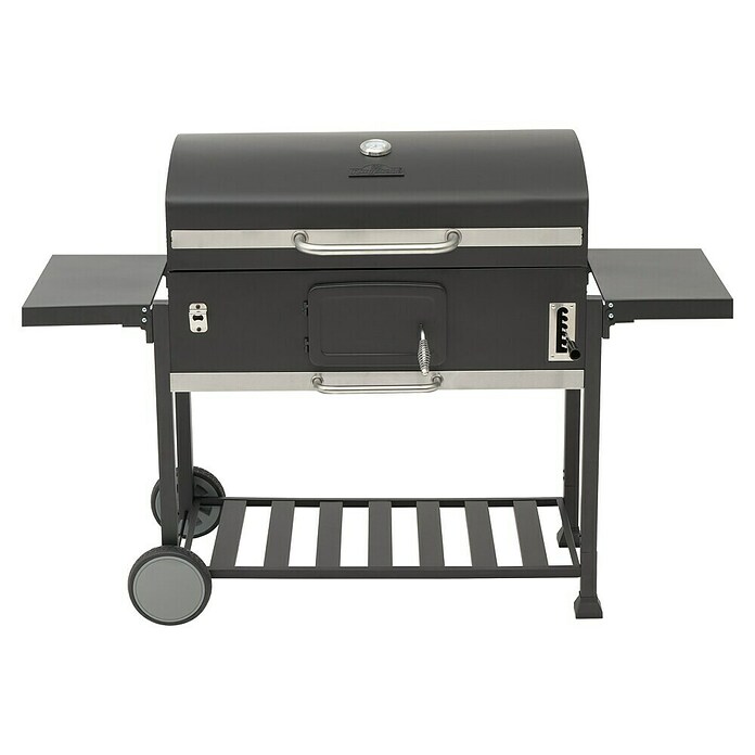 Kingstone KMS Žar na oglje Black Angus Maxi  (Površina za peko (Š x G): 92 x 43 cm, Črne barve) | 8304 - Holzkohlegrill QM | ICGA - Grillgeräte | ICG - Grillgeräte / Grillzubehör | IC - Freizeit im Garten | I - Stadtgarten | BAUHAUS