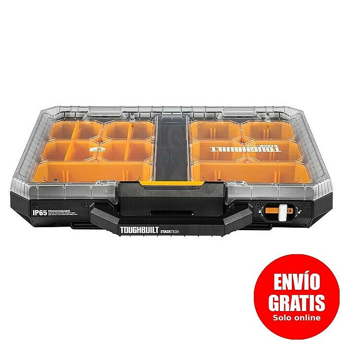 ToughBuilt Organizador de piezas pequeñas TB-B1-O-10 (An x Pr x Al: 530 x 470 x 94 mm, Plástico) | BAUHAUS