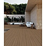 Halcón Porculanska pločica Aspen Deck Caoba  (23,3 x 120 cm, Mat) | BAUHAUS