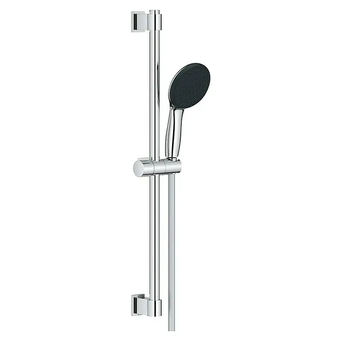 Grohe QuickFix Vitalio Start Brausegarnitur - Lochabstand: 47 cm - 62 cm, Anzahl Strahlarten: 2 Stk. - Duschstangenset mit Handbrause, verchromt für ein modernes Badezimmer. Praktische und elegante Duschlösung mit verstellbarer Brausehalterung.