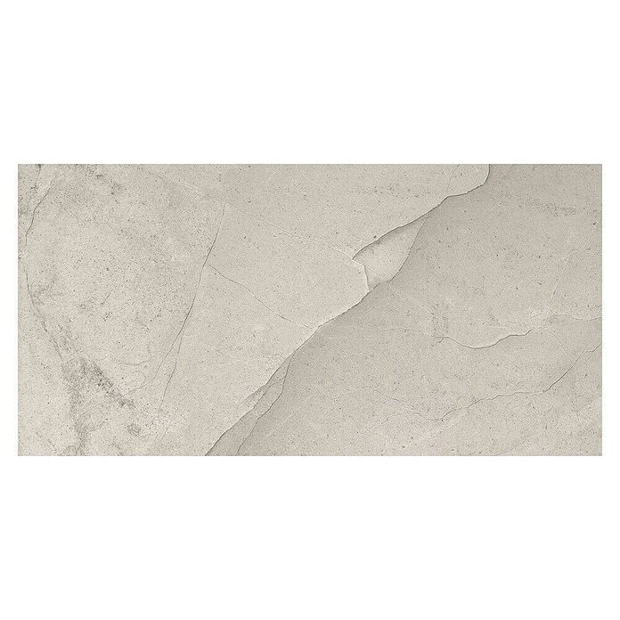 Cersanit Porculanska pločica Arenario Grey Polished  (60 x 120 cm, Sjaj) | BAUHAUS