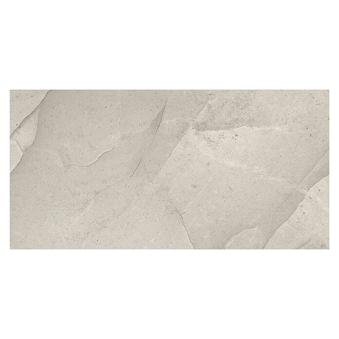 Cersanit Porculanska pločica Arenario Grey Polished  (60 x 120 cm, Sjaj) | BAUHAUS
