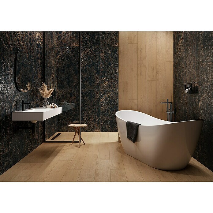 Cersanit Podna pločica GPT1128 Black Lappato Mat  (59,8 x 119,8 cm, Mat) | BAUHAUS