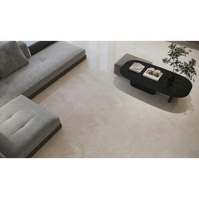 Cersanit Talne ploščice GPT1123 Beige Lappato Sugar  (59,8 x 119,8 cm, Bež) | Ploščice z videzom betona | Talne ploščice | Talne obloge | Izdelki | BAUHAUS