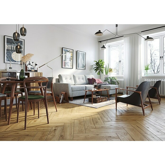 Cersanit Talne ploščice Raw Wood Beige  (18,5 x 59,8 cm, Mat) | Kamnite ploščice | Talne ploščice | Ploščice | Izdelki | BAUHAUS