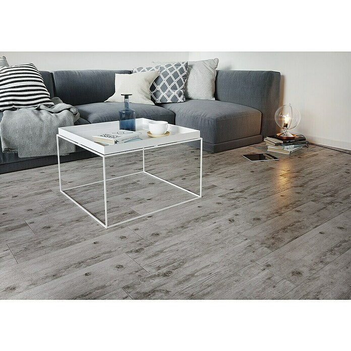 Cersanit Porculanska pločica Vintagewood G1804 Dark Gray  (59,8 x 18,5 cm, Mat) | BAUHAUS