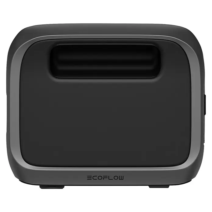 EcoFlow Powerstation River 3 UPS - 0% MwSt. - 245 Wh, Schwarz - Produktansicht: EcoFlow Powerstation mit robustem Gehäuse und integriertem Griff für einfachen Transport. Ideal für Outdoor-Aktivitäten und Notfälle.