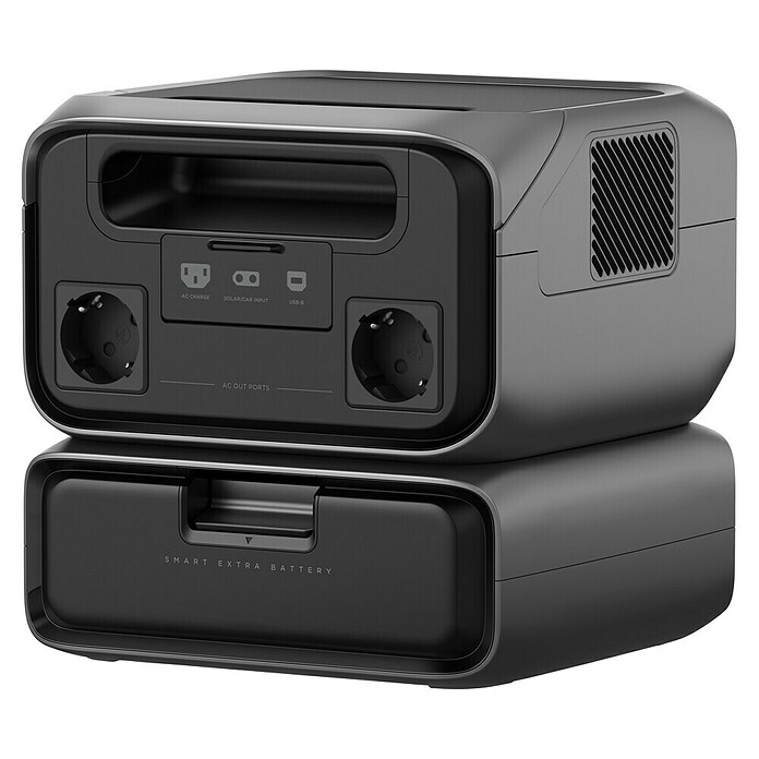 EcoFlow Estación de energía portátil River Max 3 (572 Wh, Negro) | BAUHAUS