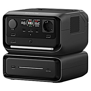 EcoFlow Powerstation River 3 Max mit Intelligente Zusatzbatterie EB300- 0% MwSt. (572 Wh)
