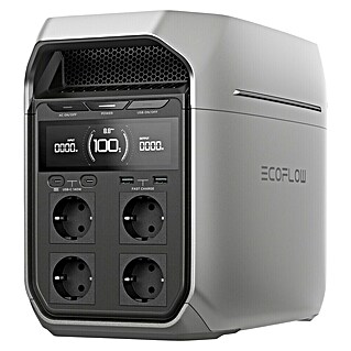 EcoFlow Prenosna polnilna postaja Delta 3 Plus (1.024 Wh, 3.600 W)