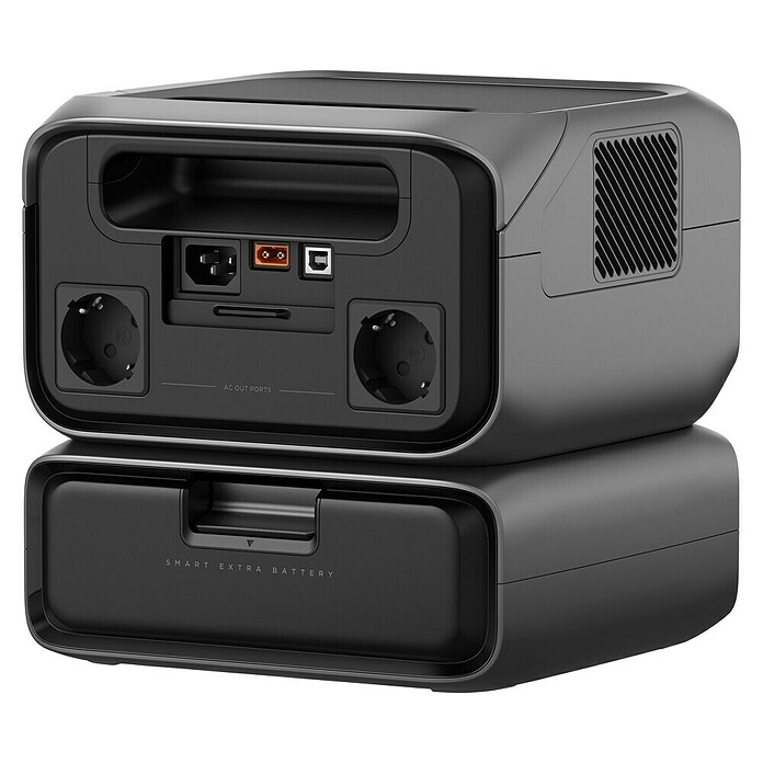 EcoFlow Estación de energía portátil River Max 3 (572 Wh, Negro) | BAUHAUS