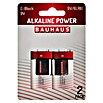 BAUHAUS Batterie Power E Block 6LR61 (9-Volt-Block, Alkali-Mangan, 9 V, 2 Stk.) | BAUHAUS