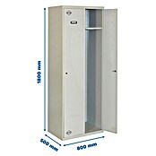Simonrack Simonlocker Taquilla DIY Single Inicial Desmontada (L x An x Al: 50 x 80 x 180 cm, Número de puertas: 2 ud.) | BAUHAUS