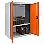 Simonrack Simonlocker Taquilla Multi Professional Desmontado (L x An x Al: 40 x 80 x 90 cm, Gris/Naranja, Número de baldas: 1 ud.) | BAUHAUS