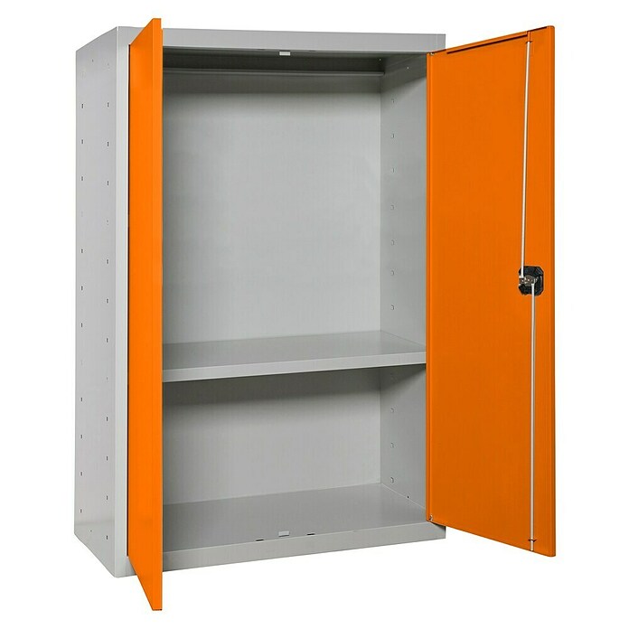 Simonrack Simonlocker Taquilla Multi Professional Desmontado (L x An x Al: 40 x 80 x 90 cm, Gris/Naranja, Número de baldas: 1 ud.) | BAUHAUS