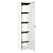 Simonrack Simonlocker Armario multiusos metálico Cleaning Desmontada (L x An x Al: 40 x 40 x 180 cm, Número de puertas: 1 ud., Blanco/Blanco) | BAUHAUS