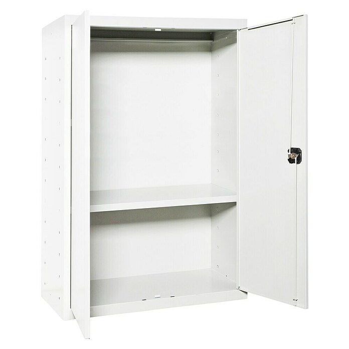 Simonrack Simonlocker Armario multiusos metálico Multi Professional Desmontado (L x An x Al: 40 x 80 x 90 cm, Blanco/Blanco, Número de baldas: 1 ud.) | BAUHAUS