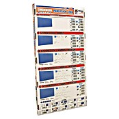 Simonrack Panelclick Panel perforado con 14 ganchos y 3 accesorios (L x An: 120 x 60 cm, Antracita) | BAUHAUS
